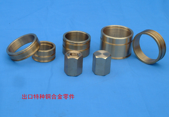Exports of special copper alloy parts
